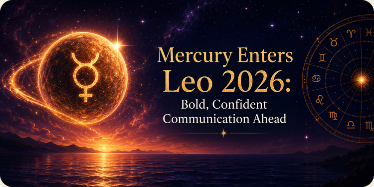  Mercury Enters Leo 2026: Bold, Confident Communication Ahead | PsychicTells 