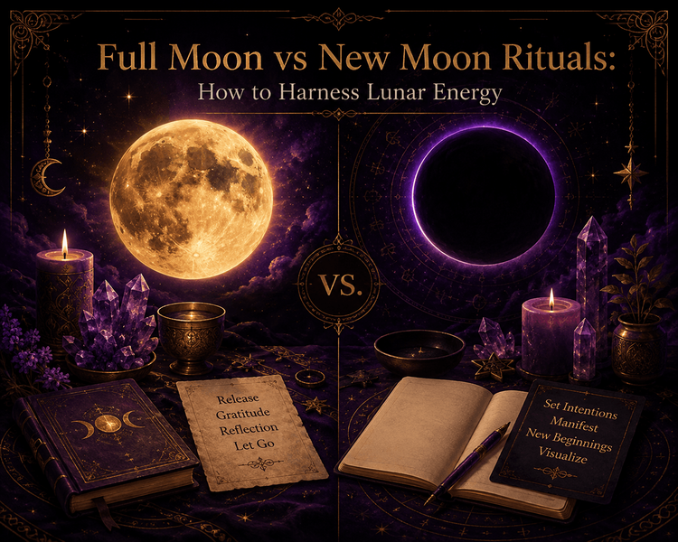  Full Moon vs New Moon Rituals: How to Harness Lunar Energy | PsychicTells