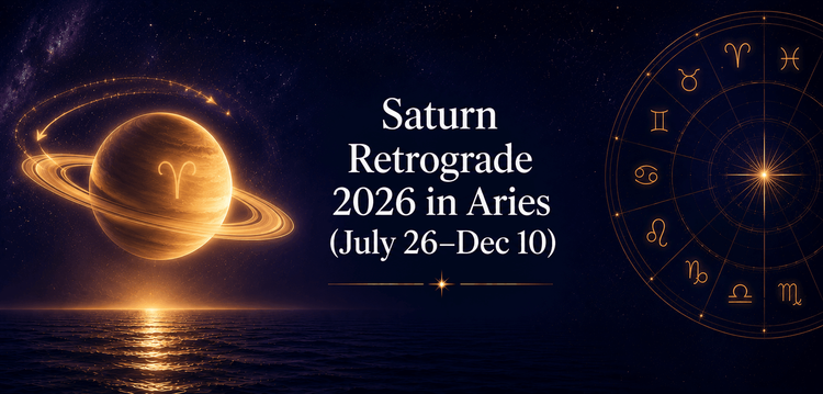 Saturn Retrograde 2026 in Aries (July 26–Dec 10): What It Means for Your Zodiac Sign