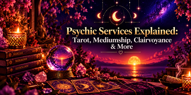 Psychic Services Explained: Tarot, Mediumship, Clairvoyance & More | Psychic Tells