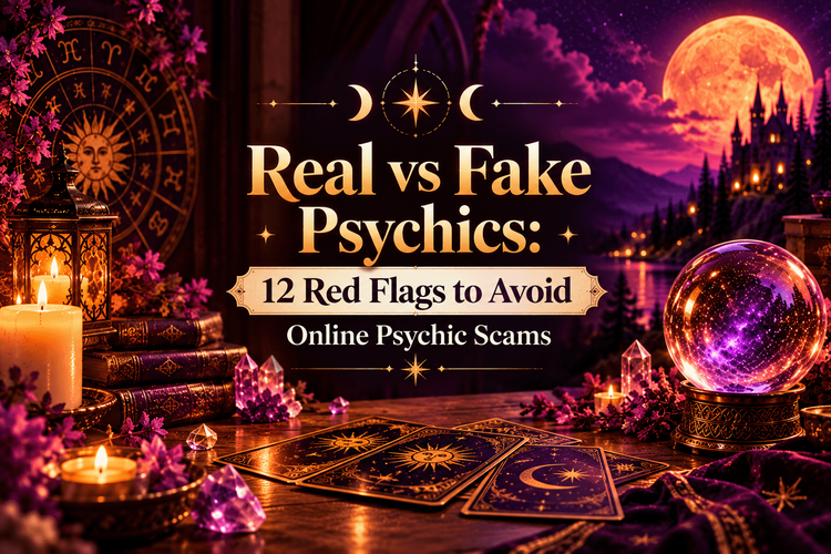 Real vs Fake Psychics: 12 Red Flags to Avoid Online Scams