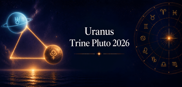 Uranus Trine Pluto 2026: The Generational Astrology Shift Everyone's Talking About